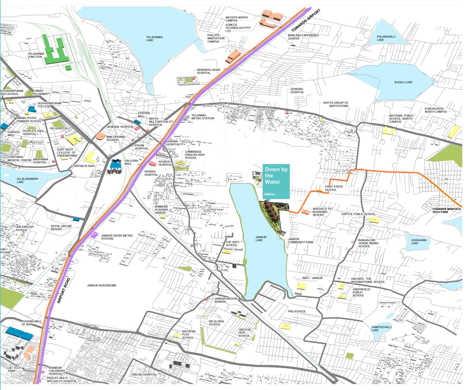 Godrej Wonderla Location Map